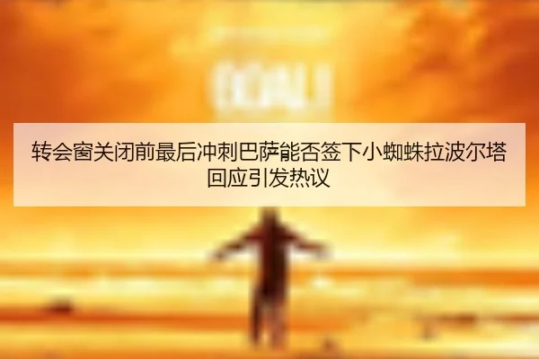 转会窗关闭前最后冲刺巴萨能否签下小蜘蛛拉波尔塔回应引发热议 - AYXSPORTS